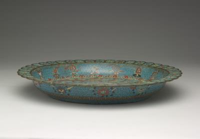 图片[3]-Cloisonne plate with decoration of two dragons, Wanli reign (1573-1620), Ming dynasty-China Archive